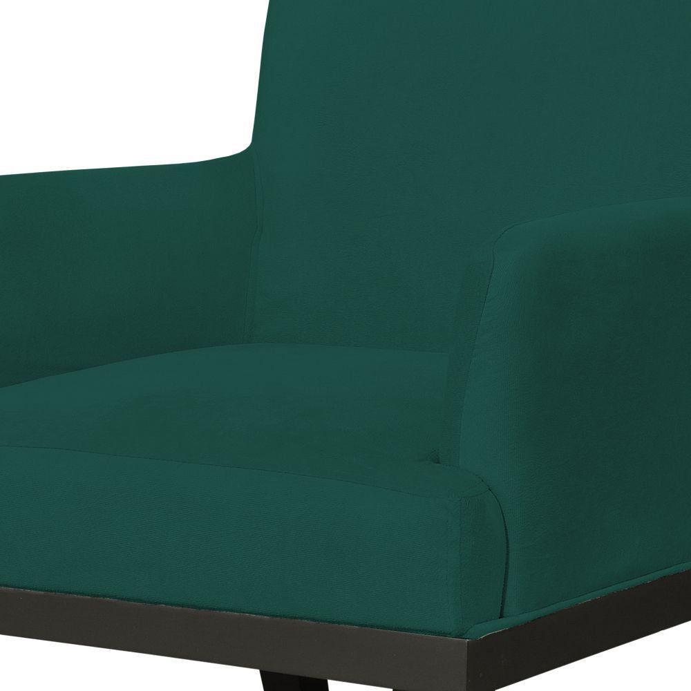 Poltrona Decorativa Para Sala de Estar e Recepção Beatriz W01 Verde Musgo - Lyam Decor