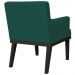 Poltrona Decorativa Para Sala de Estar e Recepção Beatriz W01 Verde Musgo - Lyam Decor