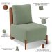 Poltrona Decorativa Sala Estar Living Pés Madeira Hungria L02 Couríssimo Camel Bouclê Oliva - Lyam