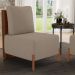 Poltrona Decorativa Sala Estar Living Pés Madeira Hungria L02 Couríssimo Marrom Bouclê Bege - Lyam