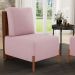 Poltrona Decorativa Sala Estar Living Pés Madeira Hungria L02 Couríssimo Marrom Bouclê Rosê - Lyam