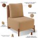 Poltrona Decorativa Sala de Estar Living Hungria L02 Couríssimo Camel Bouclê Mostarda - Lyam