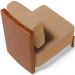 Poltrona Decorativa Sala de Estar Living Hungria L02 Couríssimo Camel Bouclê Mostarda - Lyam