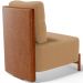 Poltrona Decorativa Sala de Estar Living Hungria L02 Couríssimo Camel Bouclê Mostarda - Lyam