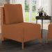 Poltrona Decorativa Sala de Estar Living Hungria L02 Couríssimo Camel Bouclê Terracota - Lyam