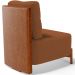Poltrona Decorativa Sala de Estar Living Hungria L02 Couríssimo Camel Bouclê Terracota - Lyam