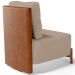 Poltrona Decorativa Sala de Estar Living Hungria L02 Couríssimo Camel Linho Bege Escuro - Lyam