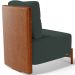Poltrona Decorativa Sala de Estar Living Hungria L02 Couríssimo Camel Suede Verde Musgo - Lyam