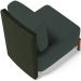 Poltrona Decorativa Sala de Estar Living Hungria L02 Couríssimo Verde Suede Verde Musgo - Lyam