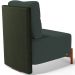Poltrona Decorativa Sala de Estar Living Hungria L02 Couríssimo Verde Suede Verde Musgo - Lyam
