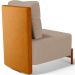 Poltrona Decorativa Sala de Estar Living Hungria L02 Couríssimo Whisky Linho Bege Escuro - Lyam