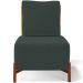 Poltrona Decorativa Sala de Estar Living Hungria L02 Couríssimo Whisky Suede Verde Musgo - Lyam