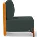 Poltrona Decorativa Sala de Estar Living Hungria L02 Couríssimo Whisky Suede Verde Musgo - Lyam