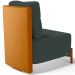 Poltrona Decorativa Sala de Estar Living Hungria L02 Couríssimo Whisky Suede Verde Musgo - Lyam