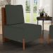 Poltrona Decorativa Sala de Estar Living Pés Madeira Hungria L02 Couríssimo Marrom Linho Verde Musgo - Lyam