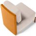 Poltrona Decorativa Sala de Estar Living Pés Madeira Hungria L02 Couríssimo Whisky Suede Bege - Lyam