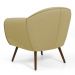 Poltrona Decorativa com Pés Palito Nina D02 Corano Bege Escuro C-19 - Lyam Decor