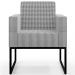 Poltrona Para Sala De Estar Base Fixa De Metal Helô L02 Pied Poule - Lyam Decor