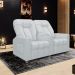 Poltrona Reclinável 2 Lugares Sala de Cinema Romeo F05 Facto Branco - Lyam Decor