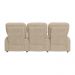 Poltrona Reclinável 3 lugares para Sala de Cinema Romeo F05 Suede Bege - Lyam Decor