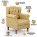 Poltrona de Amamentação Yara P02 com Puff Paris Luis Xv L02 Couríssimo Fendi - Lyam Decor