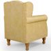 Poltrona de Amamentação Yara P02 com Puff Paris Luis Xv L02 Couríssimo Fendi - Lyam Decor