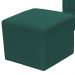 Poltrona de Amamentação com Balanço e Puff Elisa P02 Suede Verde Musgo - Lyam Decor