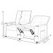 Poltrona do Papai Reclinável Cinema 2 Lugares Manual Baú USB Haifa F05 Facto Branco - Lyam Decor