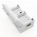 Poltrona do Papai Reclinável Cinema 2 Lugares Manual Baú USB Haifa F05 Facto Branco - Lyam Decor