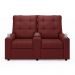 Poltrona do Papai Reclinável Cinema 2 Lugares Manual Baú USB Haifa F05 Facto Vermelho - Lyam Decor