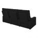 Poltrona do Papai Reclinável Cinema 3 Lugares Manual Baú USB Haifa F05 Facto Preto - Lyam Decor