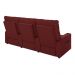 Poltrona do Papai Reclinável Cinema 3 Lugares Manual Baú USB Haifa F05 Facto Vermelho -Lyam Decor