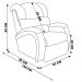 Poltrona do Papai Reclinável Elétrica com Controle Biorne F05 Corano Branco - Lyam Decor