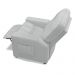 Poltrona do Papai Reclinável Romeo F05 Facto Branco - Lyam Decor
