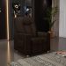 Poltrona do Papai Reclinável Romeo F05 Facto Marrom - Lyam Decor