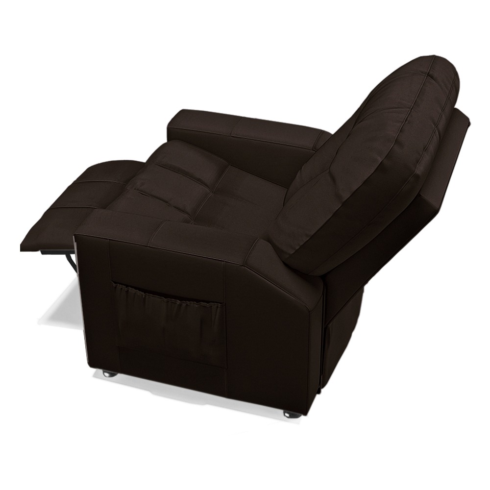 Poltrona do Papai Reclinável Romeo F05 Facto Marrom - Lyam Decor