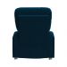 Poltrona do Papai Reclinável Romeo F05 Veludo Azul Marinho - Lyam Decor
