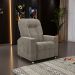 Poltrona do Papai Reclinável Romeo F05 Veludo Capuccino - Lyam Decor
