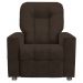 Poltrona do Papai Reclinável Romeo F05 Veludo Marrom - Lyam Decor