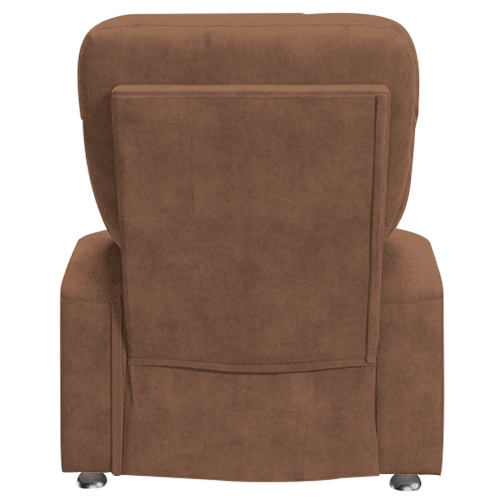Poltrona do Papai Reclinável Romeo F05 Veludo Terracota - Lyam Decor