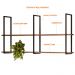 Prateleira Decorativa Industrial Multiuso 135cm Design D01 Demolição - Lyam Decor
