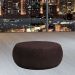 Puff Banqueta Decorativa Para Sala de Estar Golf D02  Tressê 1,05 Corano Marrom C-34 - Lyam Decor