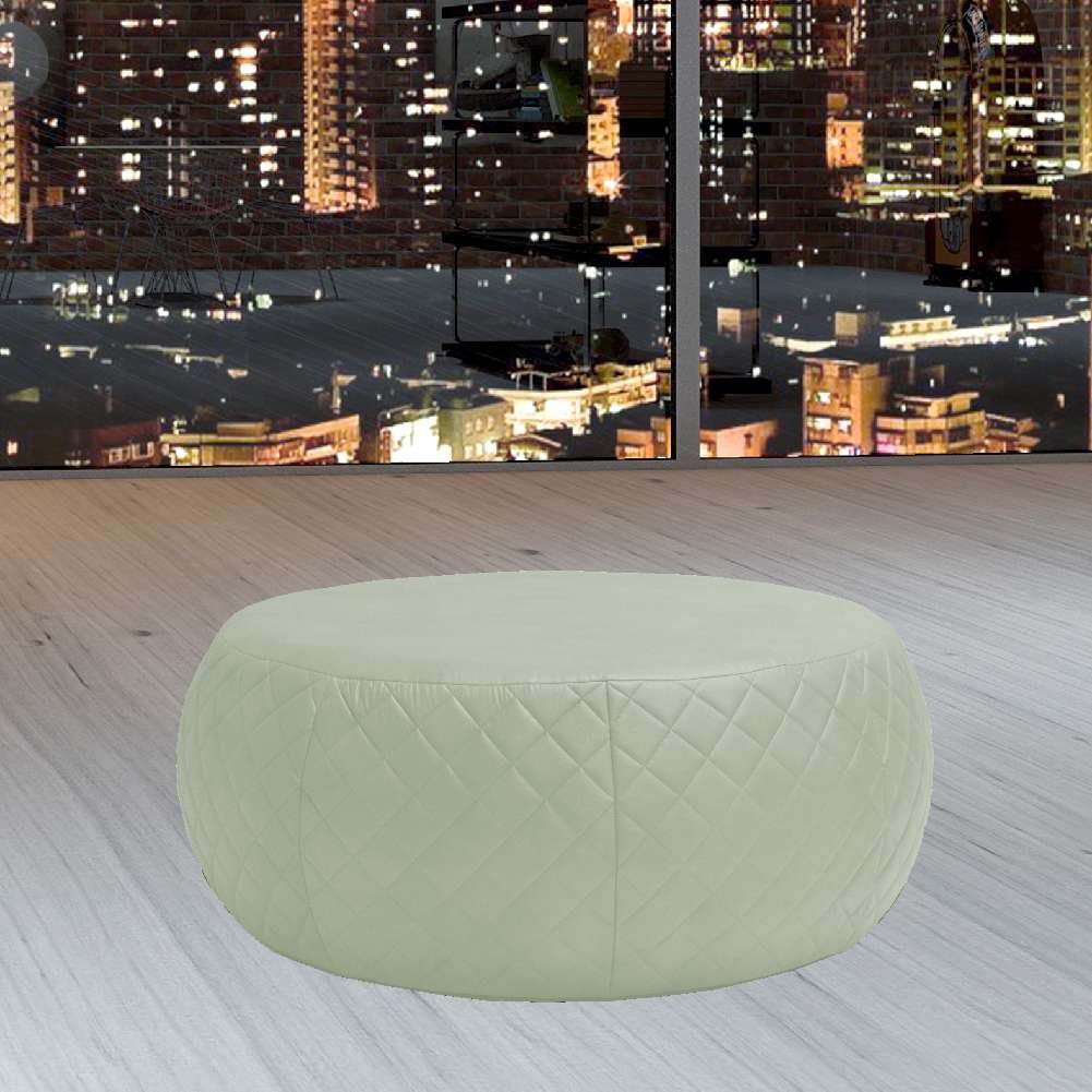 Puff Banqueta Decorativa Para Sala de Estar Golf D02 Tressê 1,05 Corano Bege C-26 - Lyam Decor