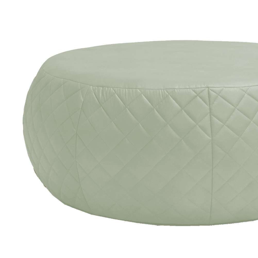 Puff Banqueta Decorativa Para Sala de Estar Golf D02 Tressê 1,05 Corano Bege C-26 - Lyam Decor