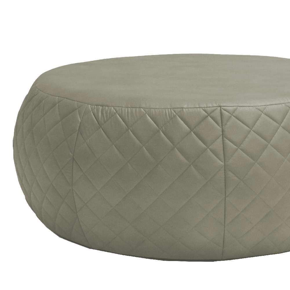 Puff Banqueta Decorativa Para Sala de Estar Golf D02 Tressê 1,05 Corano Bege Escuro C-19 - Lyam Decor