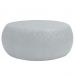 Puff Banqueta Decorativa Para Sala de Estar Golf D02 Tressê 1,05 Corano Branco C-12 - Lyam Decor