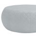 Puff Banqueta Decorativa Para Sala de Estar Golf D02 Tressê 1,05 Corano Branco C-12 - Lyam Decor