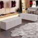 Puff Decorativo Living Sala de Estar 140 cm Roma W01 Linho Bege - Lyam