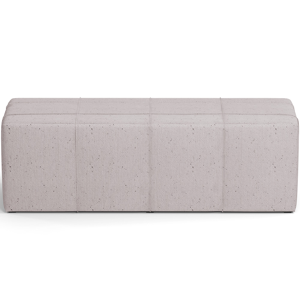 Puff Decorativo Living Sala de Estar 140 cm Roma W01 Linho Bege - Lyam
