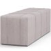 Puff Decorativo Living Sala de Estar 140 cm Roma W01 Linho Bege - Lyam
